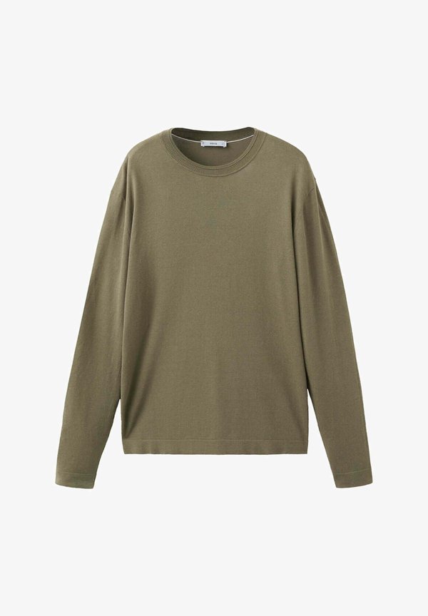 Mango ADULT - Basic T-shirt - khaki
