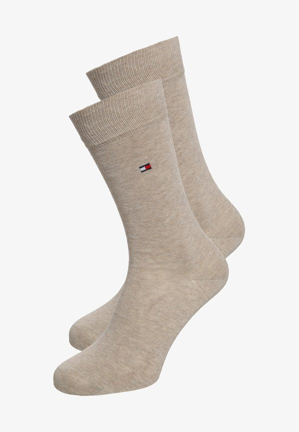Tommy Hilfiger CLASSIC 2P - Socks - light beige melange