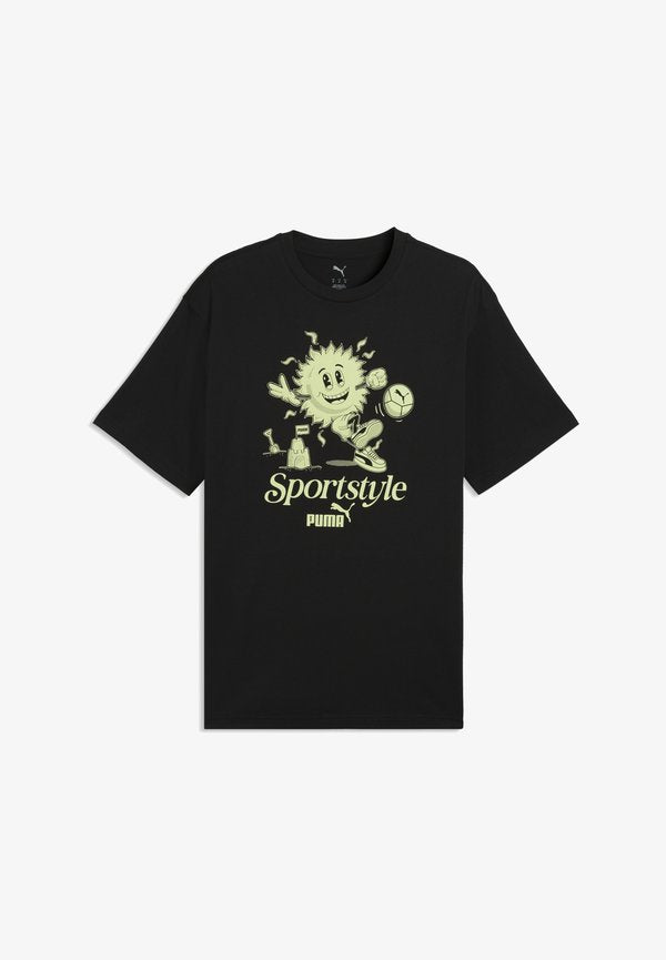 Puma GRAPHIC SUN T-SHIRT - Print T-shirt - black