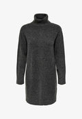 ONLY Knitted ONLHOUSTON Short - Jumper dress - dark grey melange