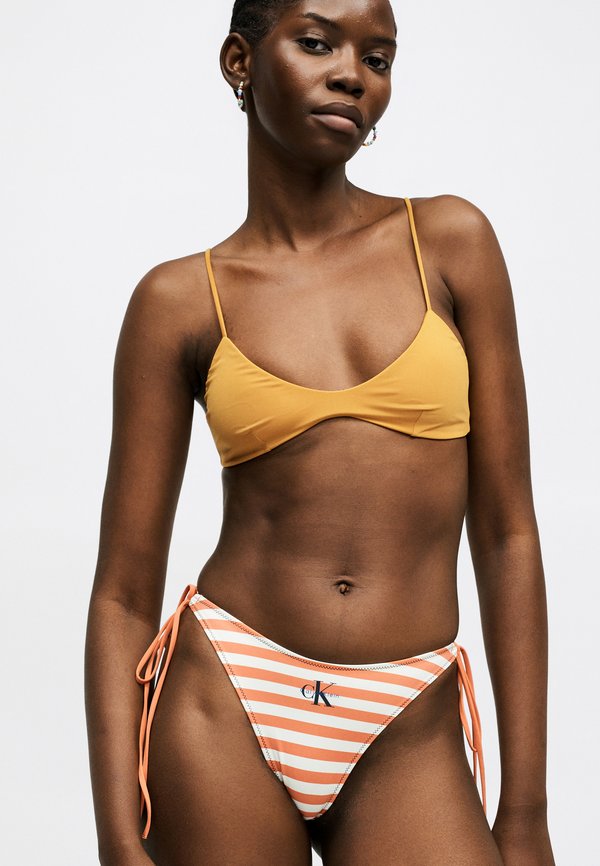 Calvin Klein Swimwear SIDE TIE BOTTOM GRAPHIC MONOGRAM