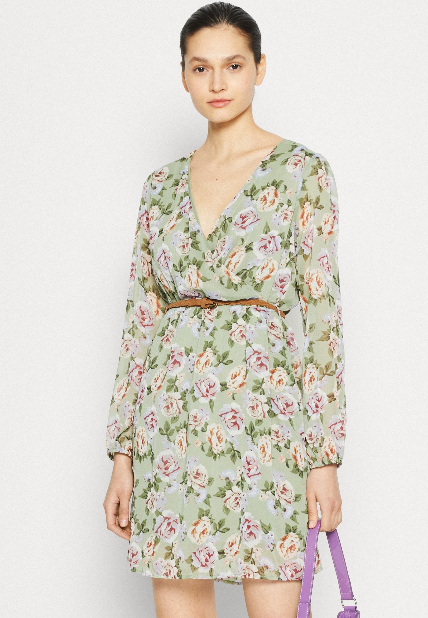 ONLY ONLMEDINA WRAP BELTED DRESS