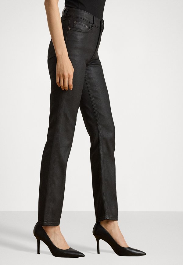 Lauren Ralph Lauren COATED HIGH-RISE STRAIGHT ANKLE JEAN