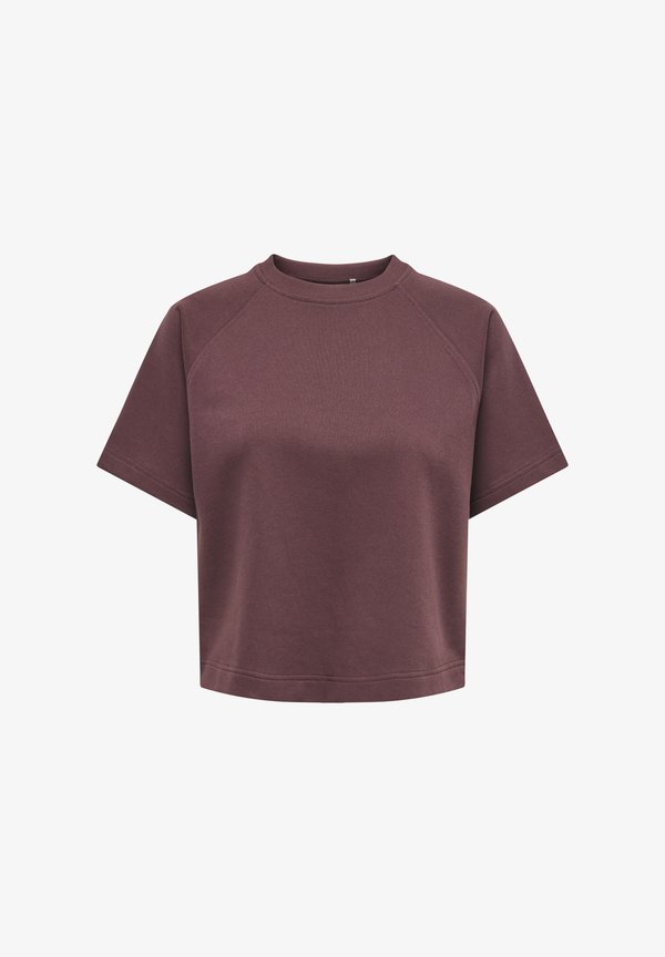 ONLY ONLOFELIA SS RAGLAN UB CC SWT - Basic T-shirt - decadent chocolate