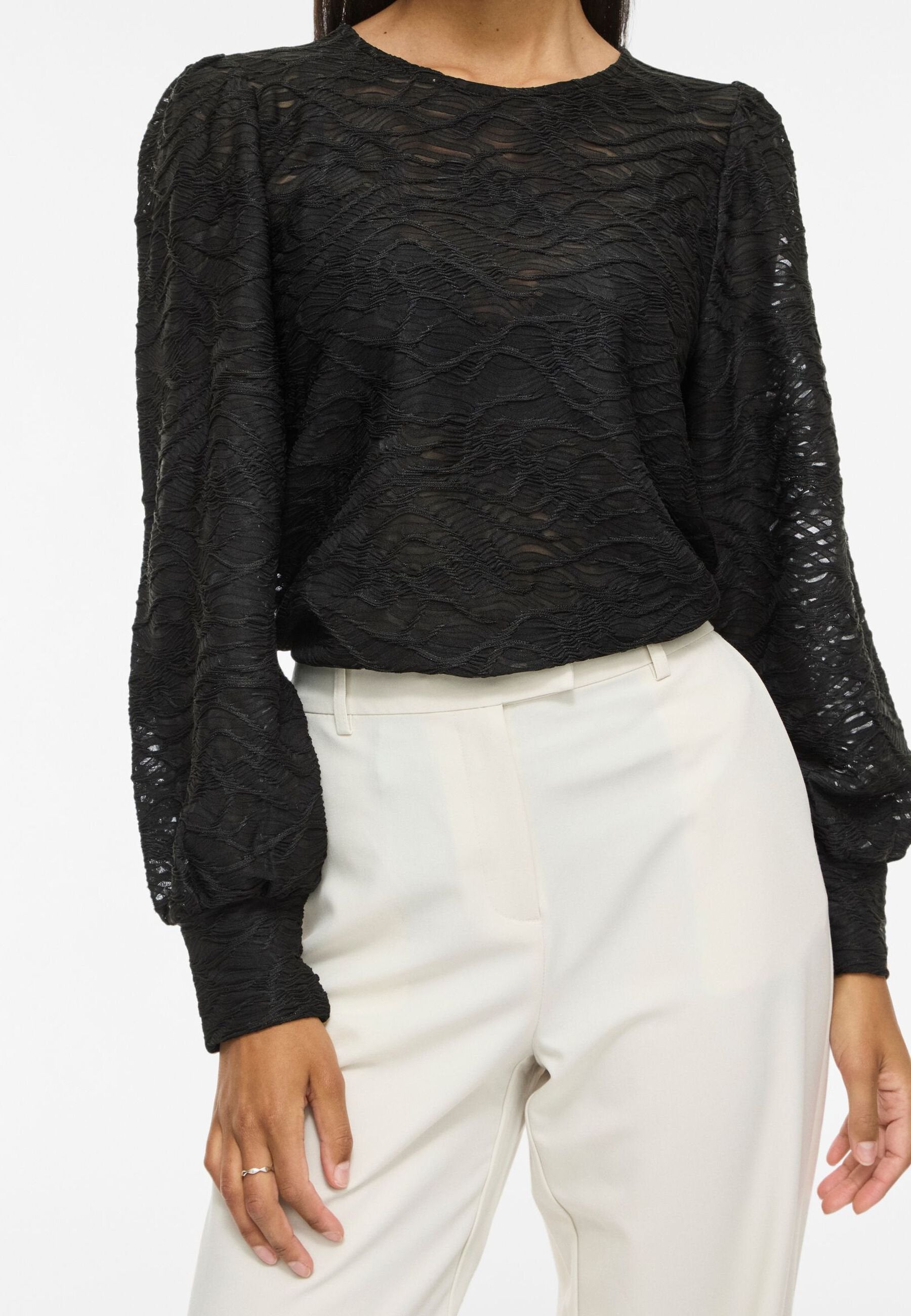 VILA VIFINA L/S O-NECK TOP - NOOS