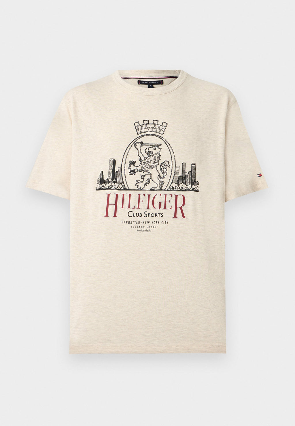 HERITAGE CREST LOGO TEXTURED JERSEY T-SHIRT Media 1
