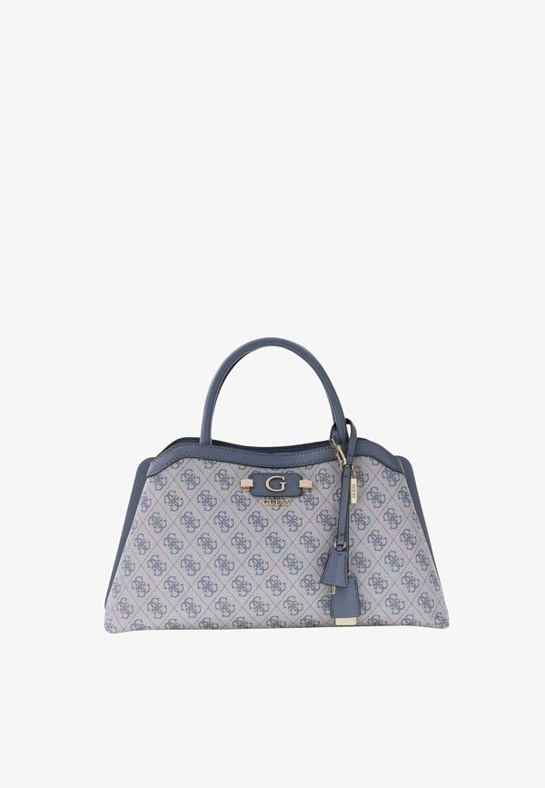 Guess GUESS SAC À MAIN LINDSEY SLATE LOGO - Handbag - slate logo
