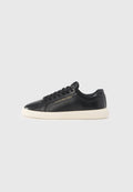 LIGHTWEIGHT LEATHER CUPSOLE COURT TRAINERS Media 1