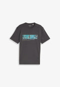 TOM TAILOR PHOTOPRINT T-SHIRT - Print T-shirt - tarmac grey