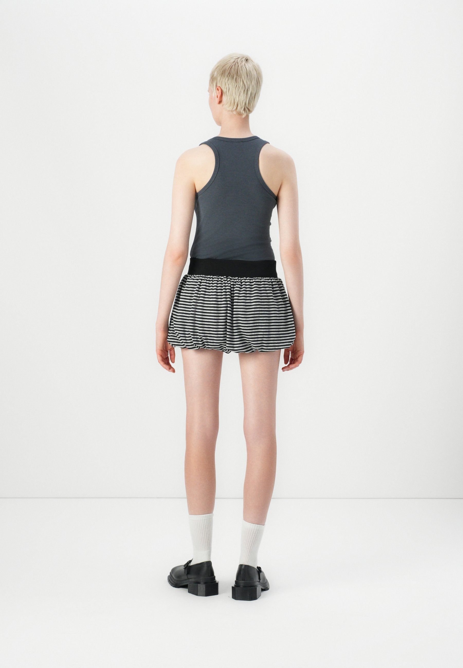 Jaded London STRIPE PUFFBALL SKIRT