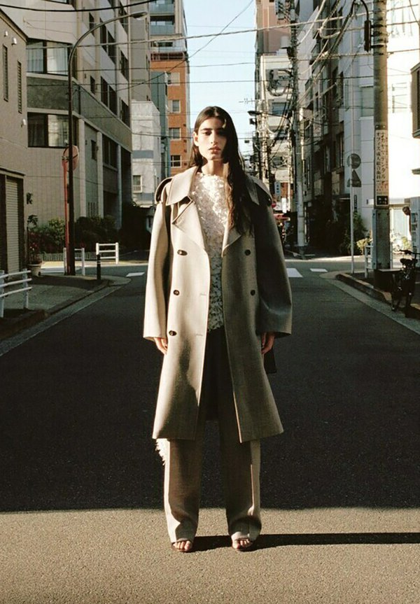 Mango Trenchcoat - grey