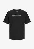 Jack & Jones Plus Size Logo - Print T-shirt - black