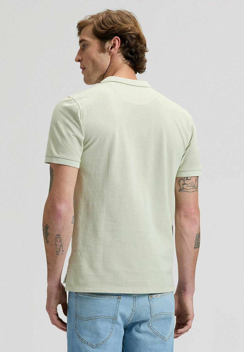 Lee SHORT SLEEVE GARMENT_DYE_POLO FOR MENS - REGULAR FIT