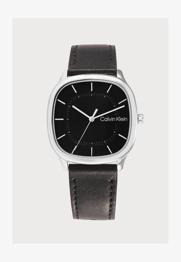 Calvin Klein SHAPE - Watch - silver-coloured/black