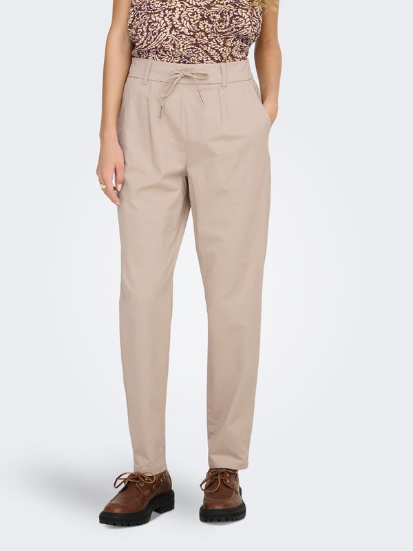 ONLY ONLPOPTRASH-BIANA Regular Fit - Trousers - humus