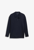 TOM TAILOR PLUS SIZE MIT WAFFELSTRUKTUR - Long sleeved top - sky captain blue