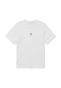 Weißes Kurzarm-T-Shirt aus Baumwolle. Mit einem schwarzen "II" Druck in der Mitte auf der Vorderseite. Runder Halsausschnitt mit lässiger Passform.