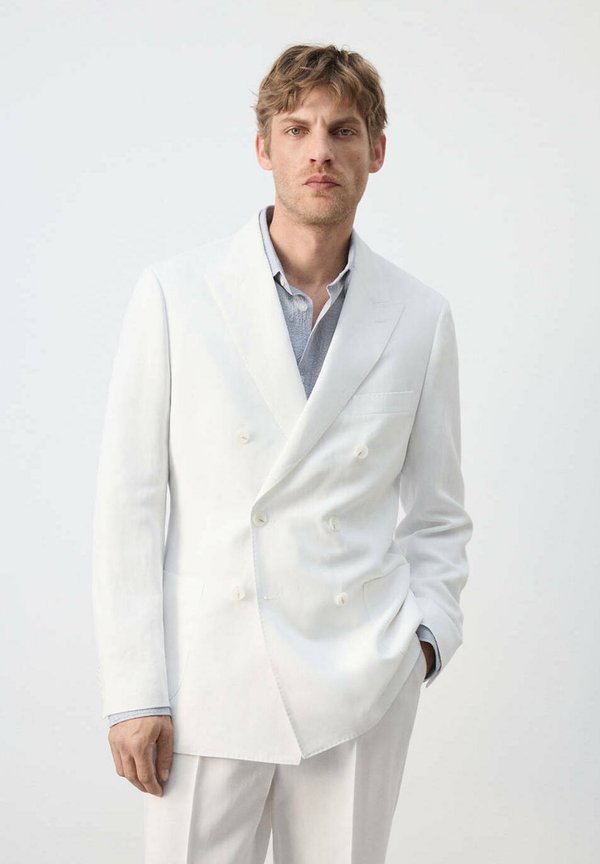Mango ADULT - Short coat - off-white