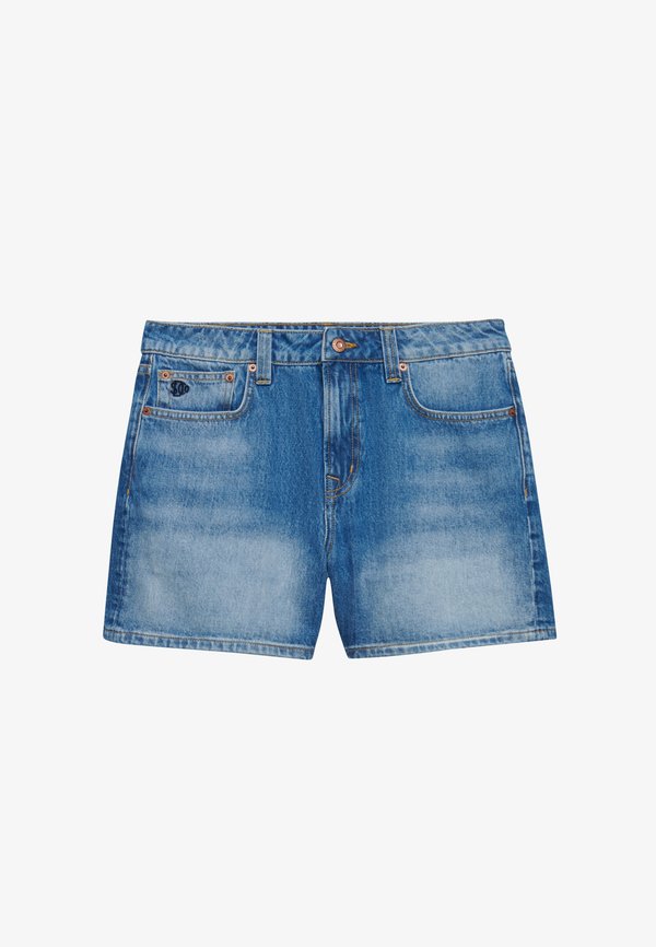 Superdry & Co Denim shorts - mid blue