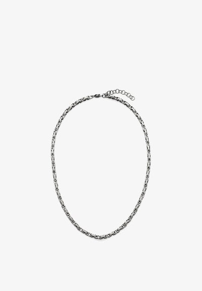 s.Oliver KING CHAIN - Necklace - silver-coloured