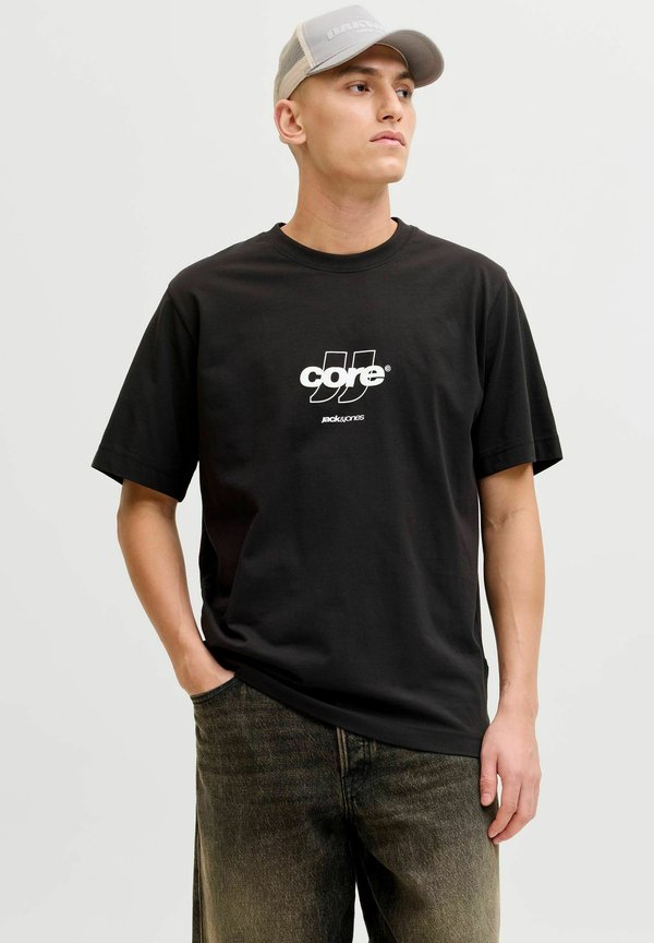 Jack & Jones T- - Print T-shirt - black