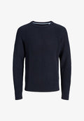 Jack & Jones Knitted Plain Knitted - Jumper - sky captain