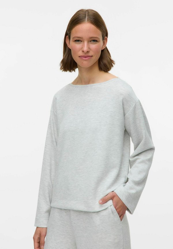 Vero Moda VMHALI - Blouse - light grey melange