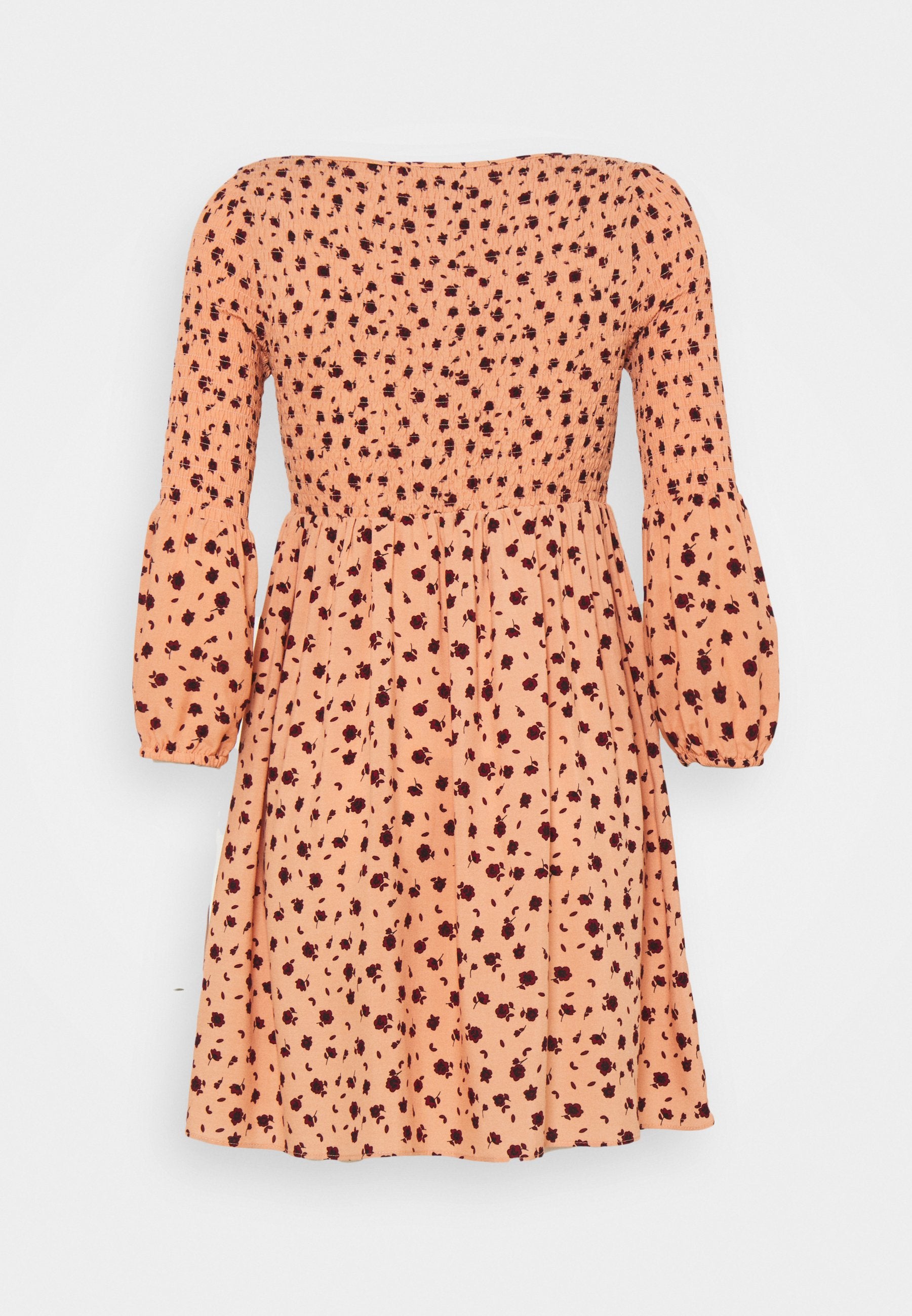 Glamorous Petite SMOCKED BUBBLE SLEEVE MINI DRESSES