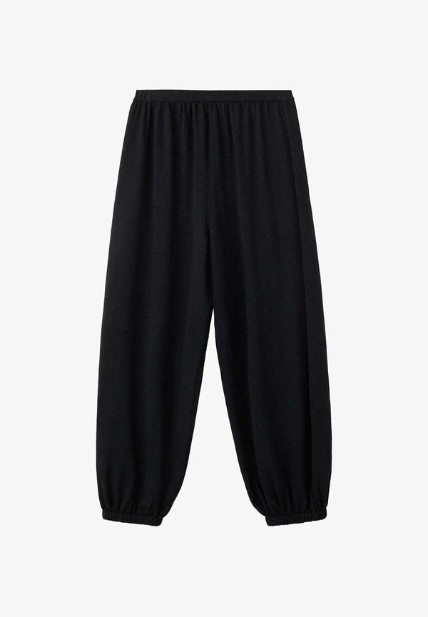 Mango ADULT - Trousers - black