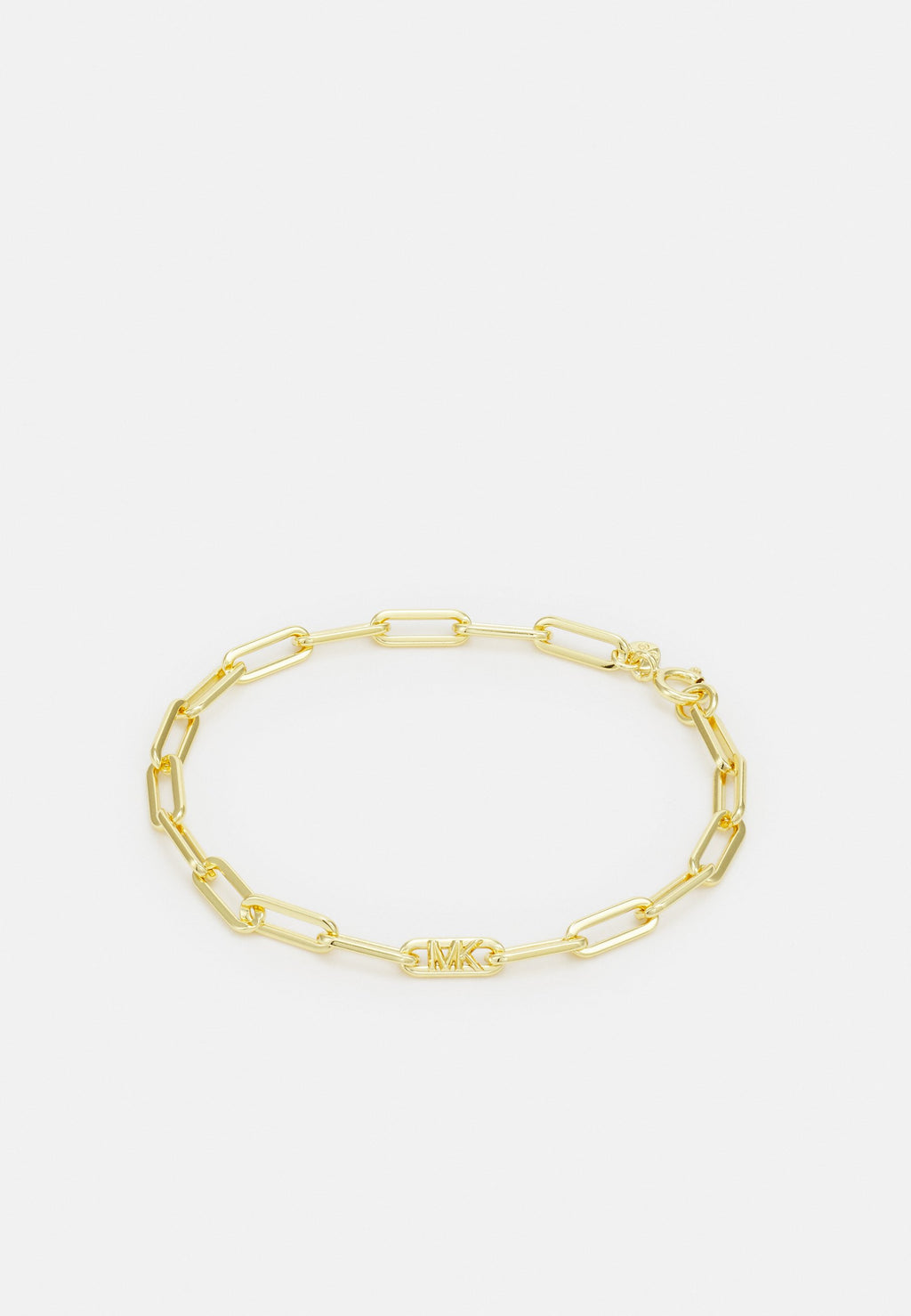 MICHAEL KORS WOMEN'S 14K GOLD-PLATED STERLING SILVER PAPERCLIP CHAIN BRACELET, MKC174400710 Media 6