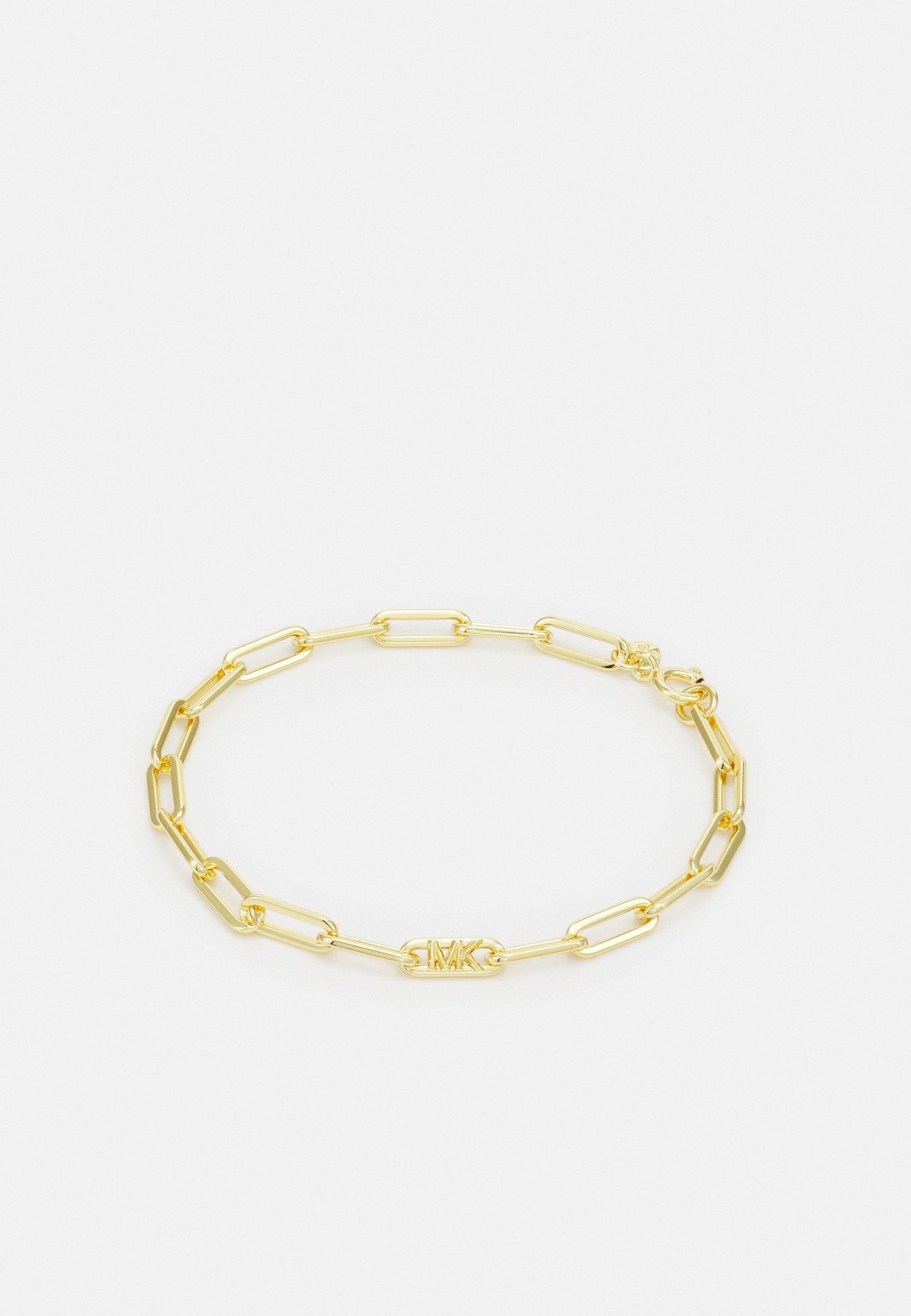MICHAEL KORS WOMEN'S 14K GOLD-PLATED STERLING SILVER PAPERCLIP CHAIN BRACELET, MKC174400710 Media 6