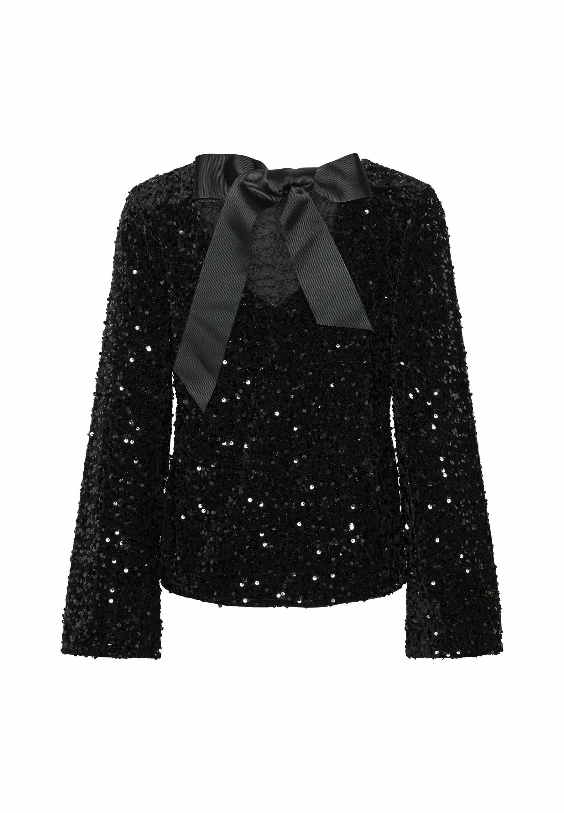 Pieces Long sleeved PCKAM SEQUINS BOW