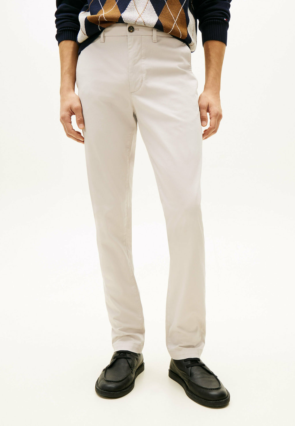 BLEECKER TEXTURED PRINT SLIM TROUSERS Media 3