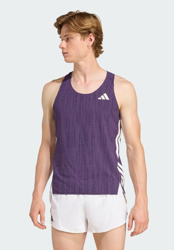 adidas Performance ADIZERO - Top - aurora plum/noble ink
