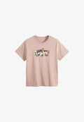 Levi's® LSE_SS RELAXED FIT TEE BOXTAB 5IN BLACK. - Print T-shirt - levis records crus - pinks