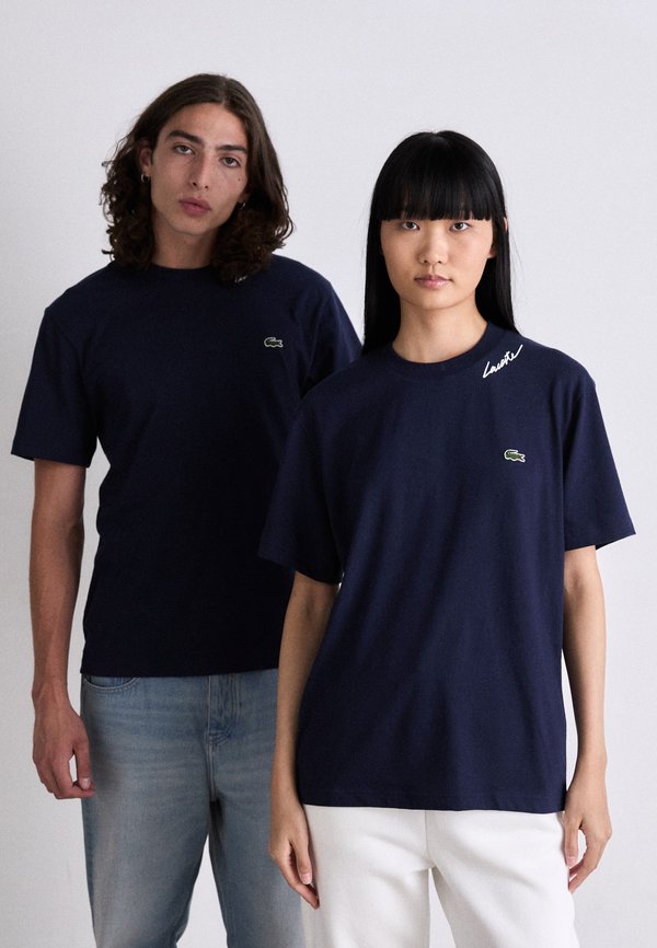 Lacoste UNISEX - Basic T-shirt - navy blue