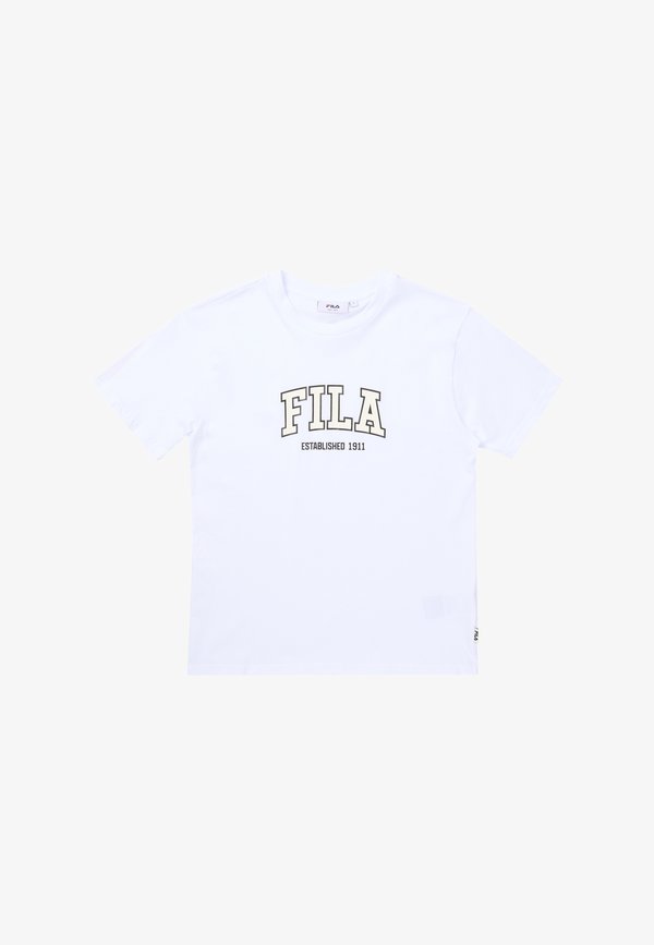 Fila APPAREL RIFREDI REGULAR GRAPHIC  - Print T-shirt - bright white