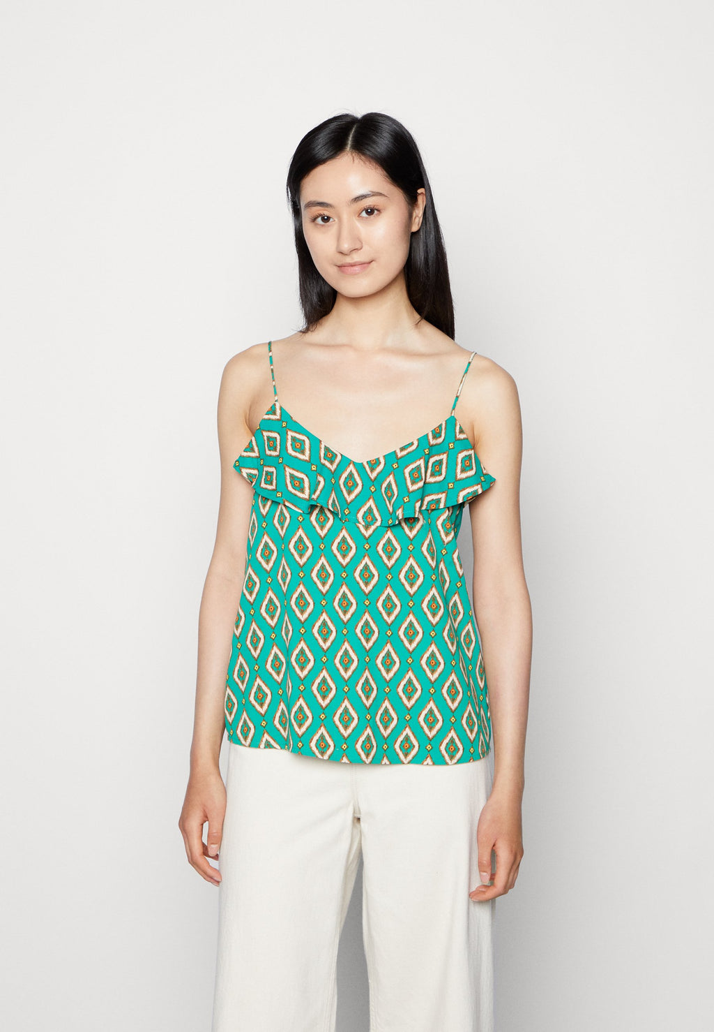 ONLY ONLLEA STRAP FRILL SINGLET