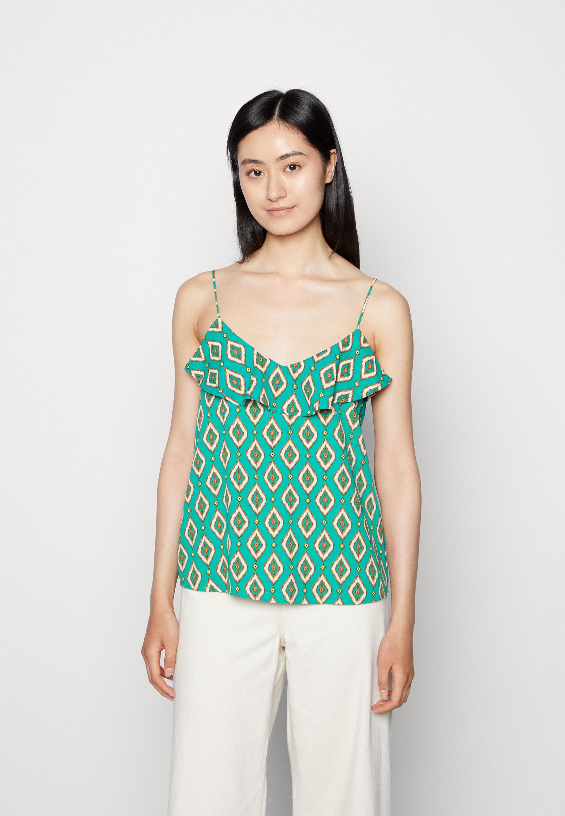 ONLY ONLLEA STRAP FRILL SINGLET