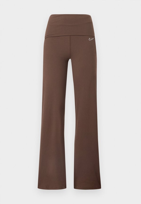 Nike Sportswear FLARED PANT - Tracksuit bottoms - chocolate