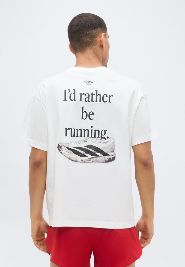 adidas Performance RUN UNISEX - Print T-shirt - white