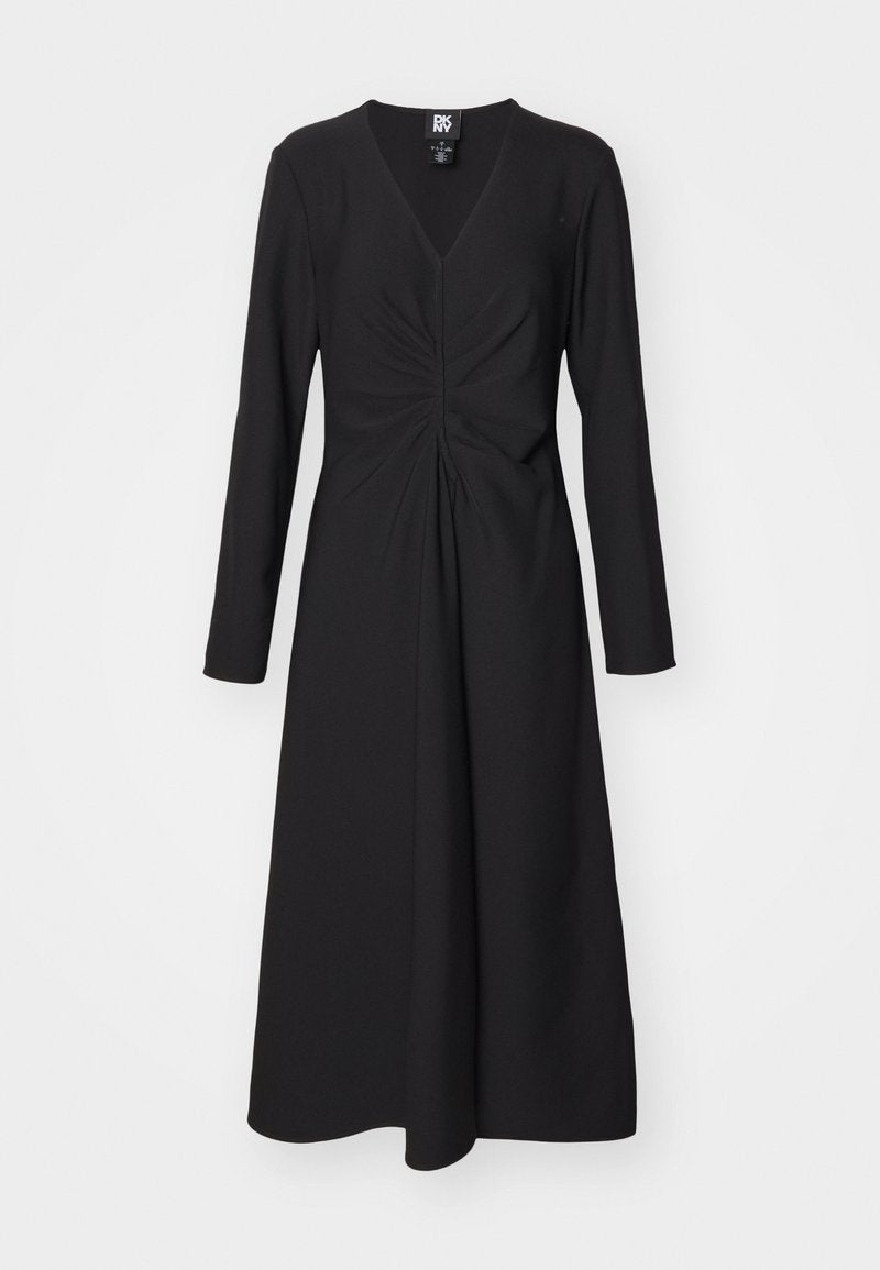 LONG SLEEVE MIDI DRESS Media 1