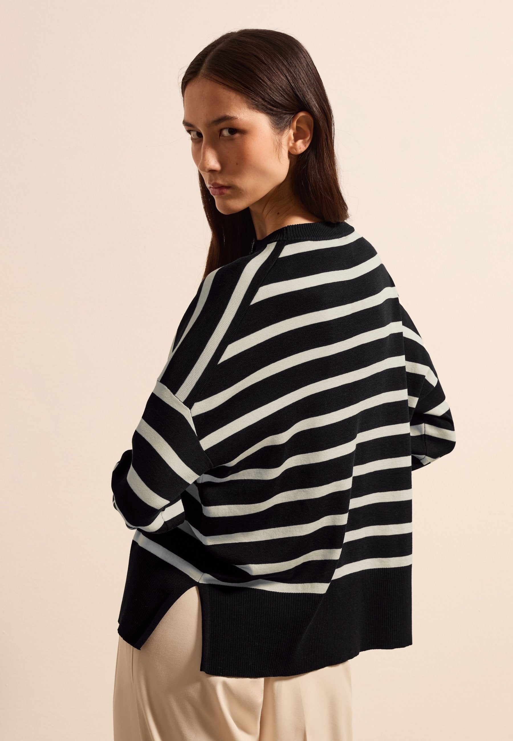 Stefanel STRIPED WITH SPLITS