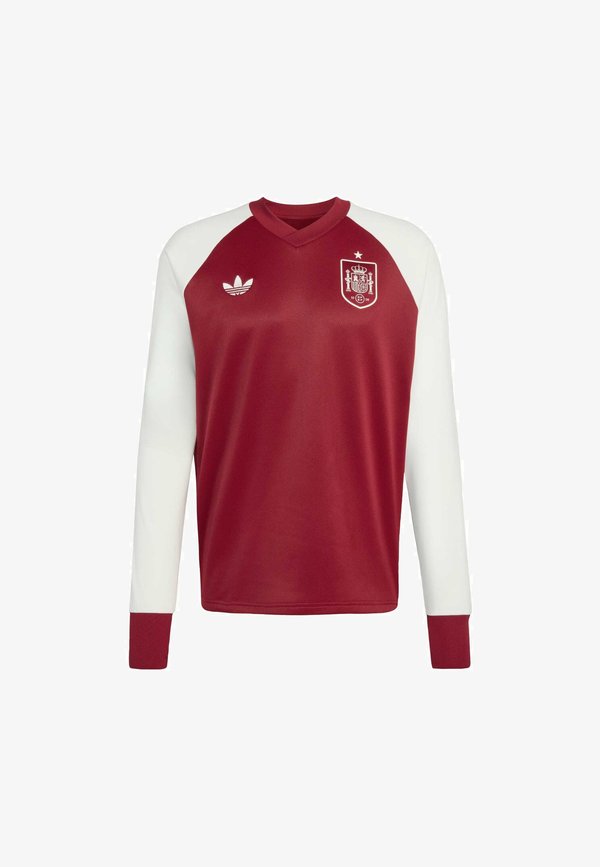 adidas Performance SPAIN 26 AWAY PRE MATCH WARM - Long sleeved top - team coll burgundy 2