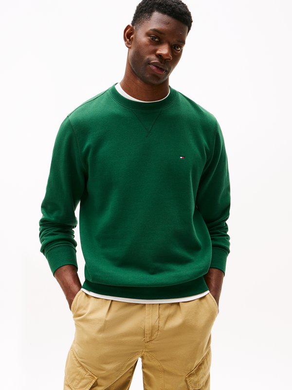 Tommy Hilfiger SEASONAL CREWNECK - Sweatshirt - ornamental green