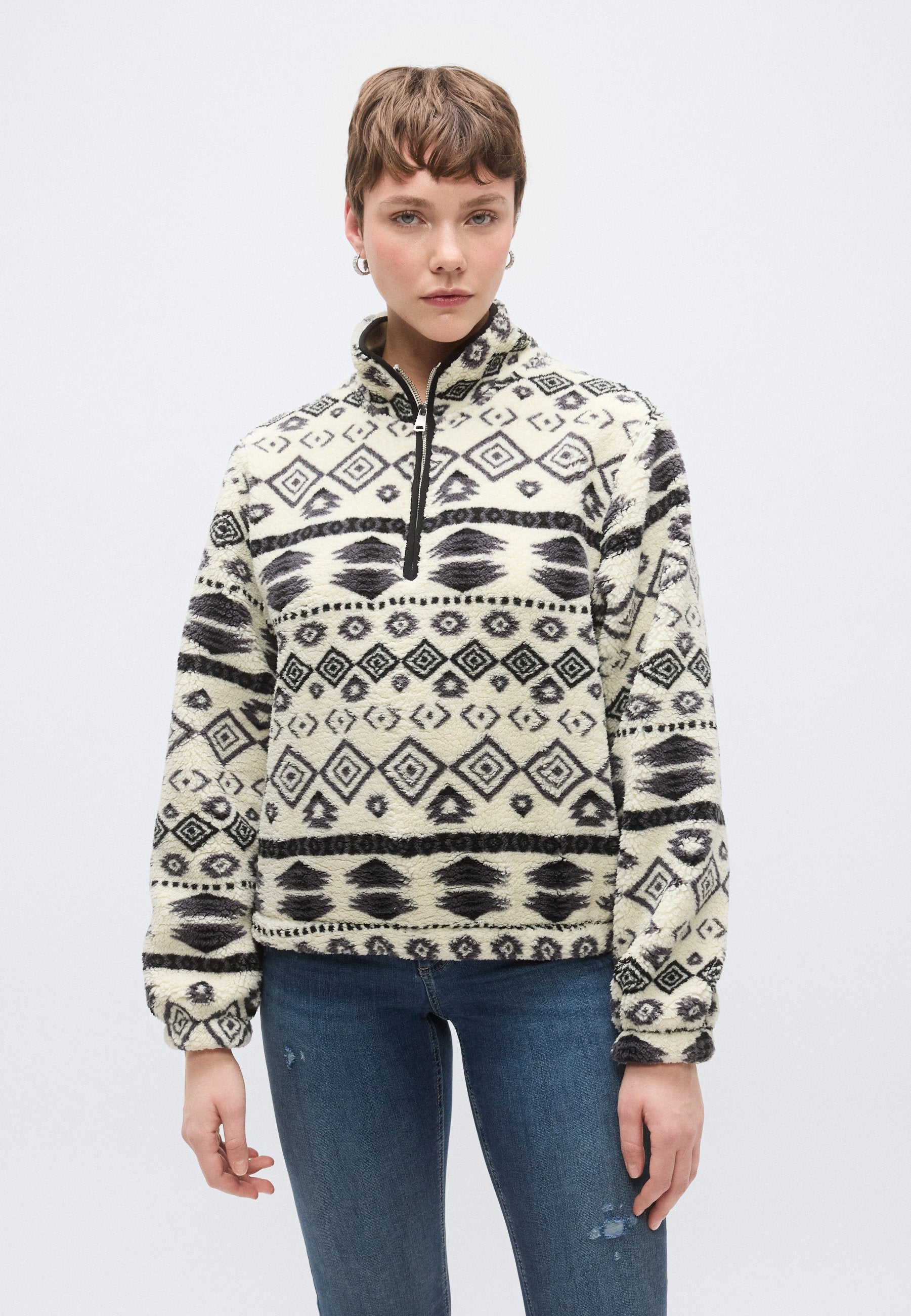 ONLNEW DALLAS HIGHNECK ZIP Media 3