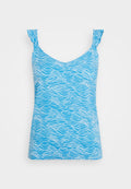 TOM TAILOR DENIM CAMISOL WITH RUFFLES