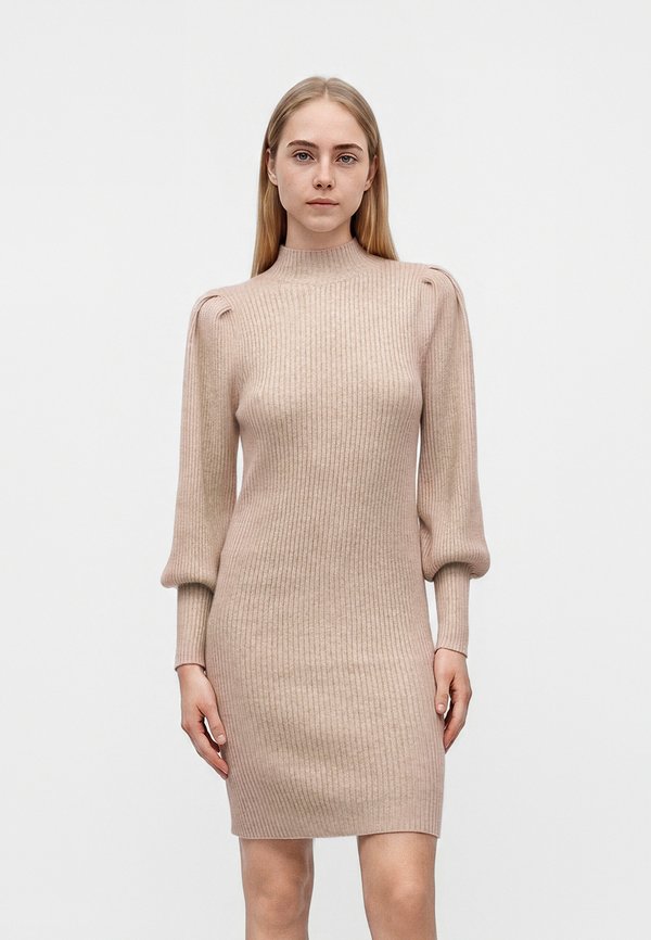 ONLY ONLKATIA DRESS - Jumper dress - mocha meringue melange