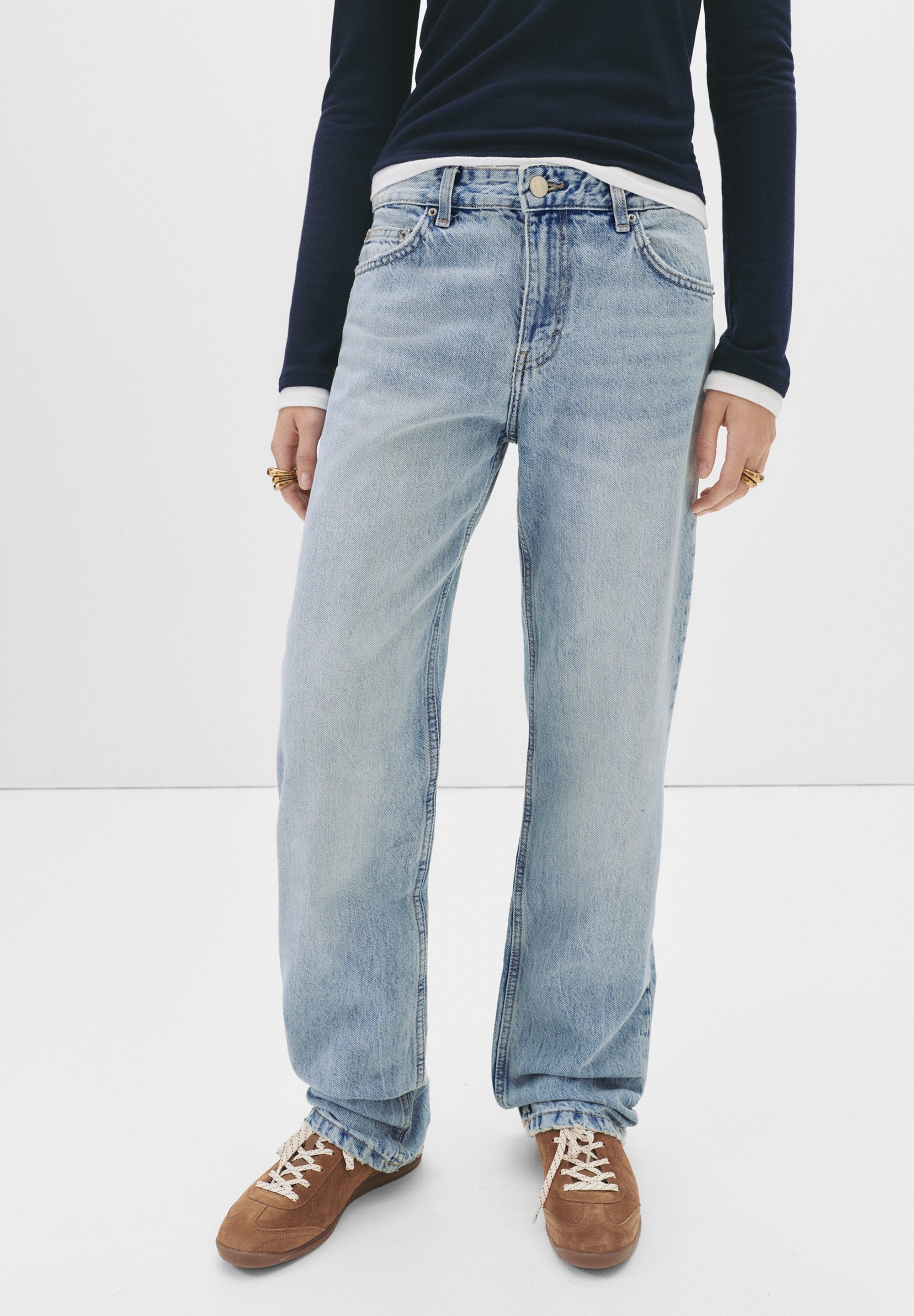 PULL&BEAR MID-WAIST