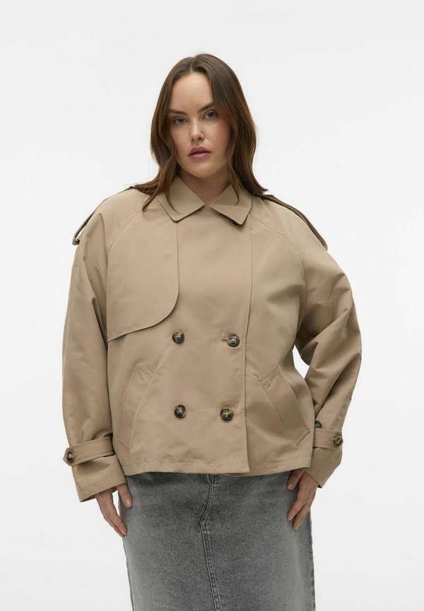 Vero Moda Curve VMCCHLOE - Light jacket - silver mink